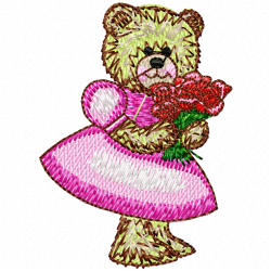 Teddy Embroidery Design 1